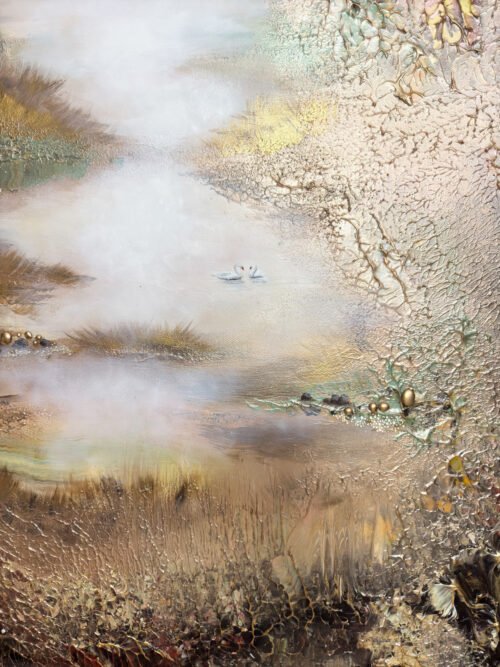 "Foggy Djurgården" 150*75cm 59*29in