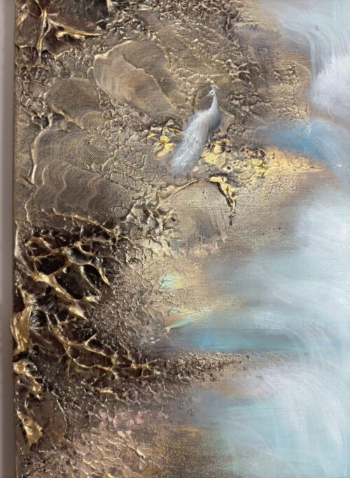 "Kashmir Veil" 50*70cm 19/27in