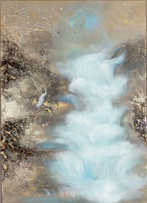 "Kashmir Veil" 50*70cm 19/27in