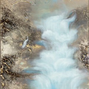 "Kashmir Veil" 50*70cm 19/27in