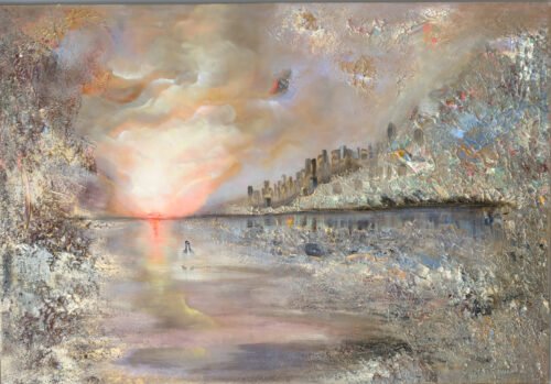 astract painting texture