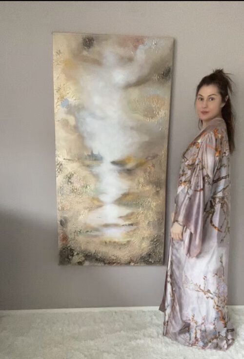 "Foggy Djurgården" 150*75cm 59*29in