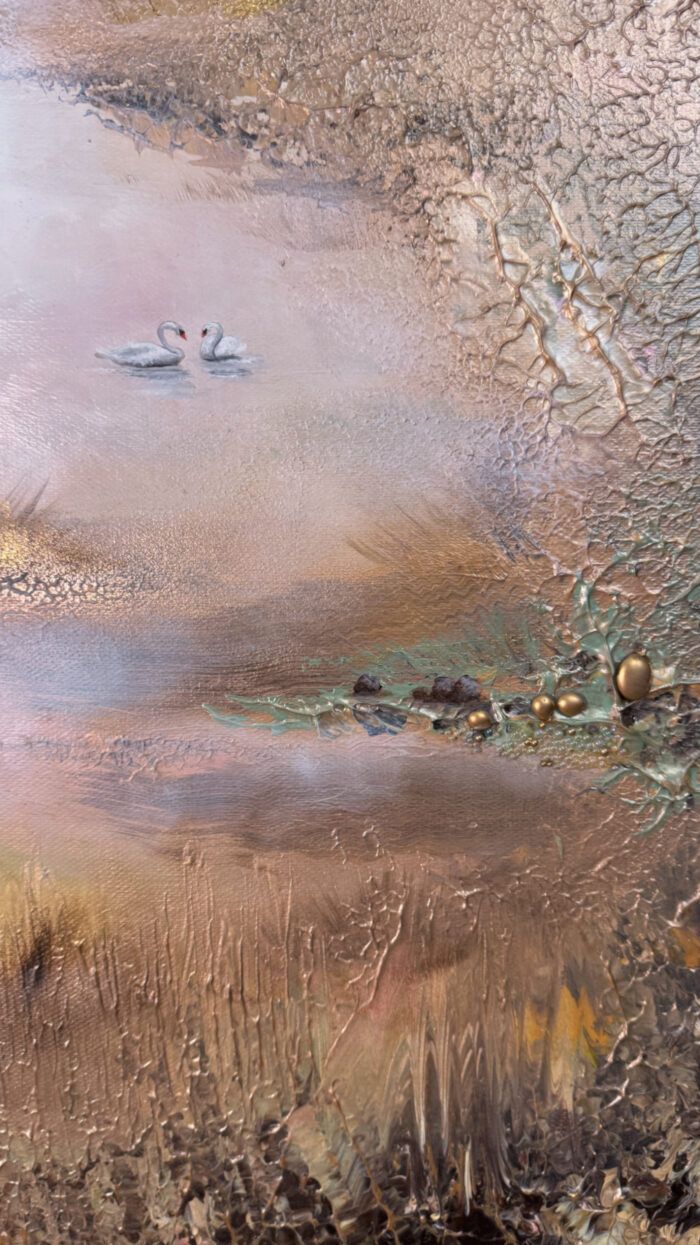"Foggy Djurgården" 150*75cm 59*29in