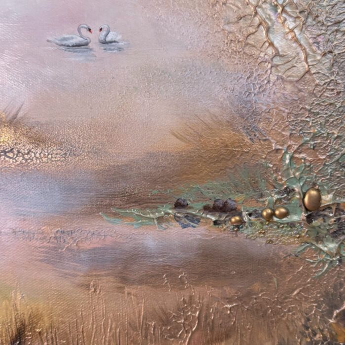"Foggy Djurgården" 150*75cm 59*29in