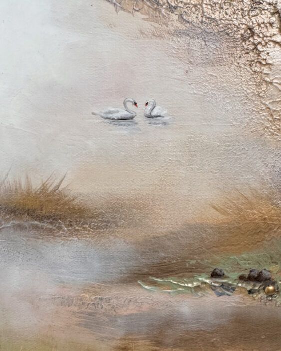 "Foggy Djurgården" 150*75cm 59*29in