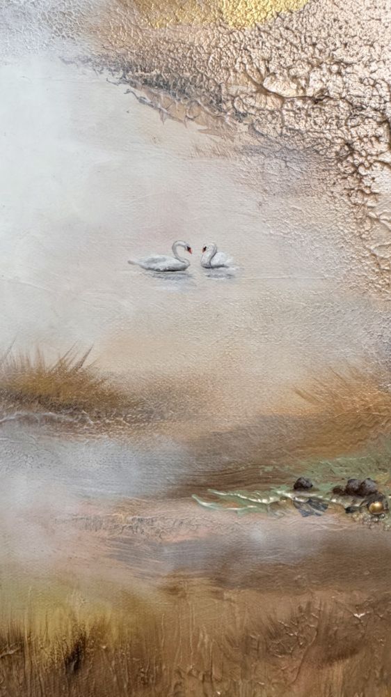 "Foggy Djurgården" 150*75cm 59*29in