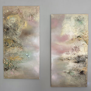 Diptych "A quiet dialogue" 80*80cm/ 31*31 inch