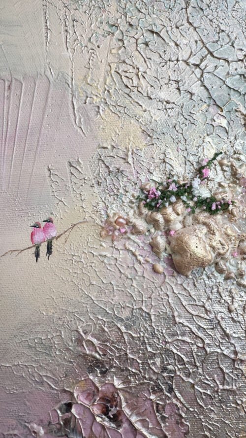 Diptych "A quiet dialogue" 80*80cm/ 31*31 inch