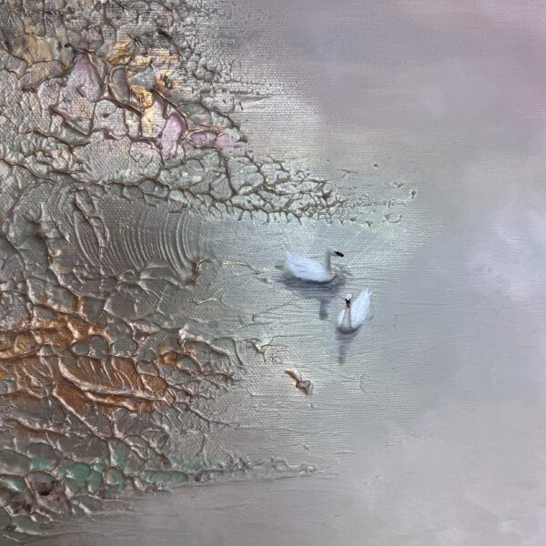 Diptych "A quiet dialogue" 80*80cm/ 31*31 inch