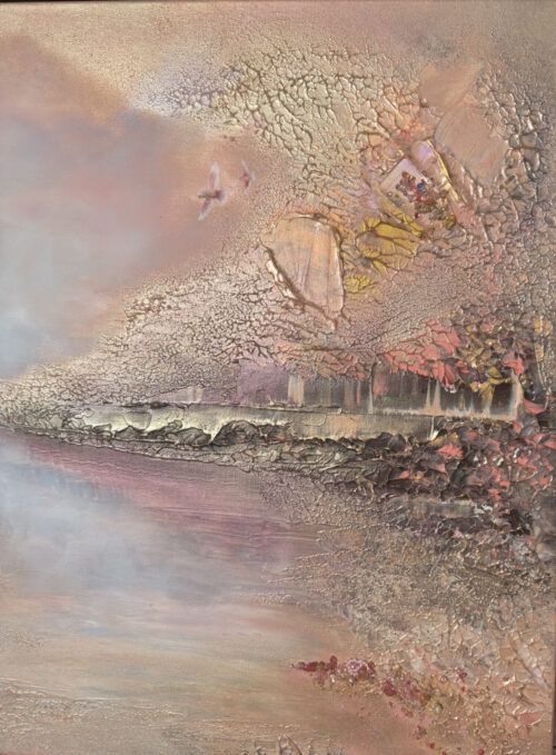IMG_0419 "Jewels of Kimberly" 60*80cm deep edge/23*31inch semi-abstract painting