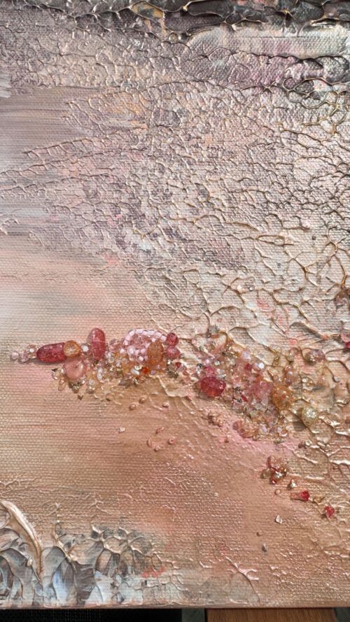 IMG_0446 "Jewels of Kimberly" 60*80cm deep edge/23*31inch semi-abstract painting