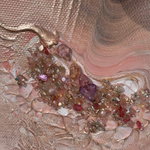 IMG_0448 "Jewels of Kimberly" 60*80cm deep edge/23*31inch semi-abstract painting