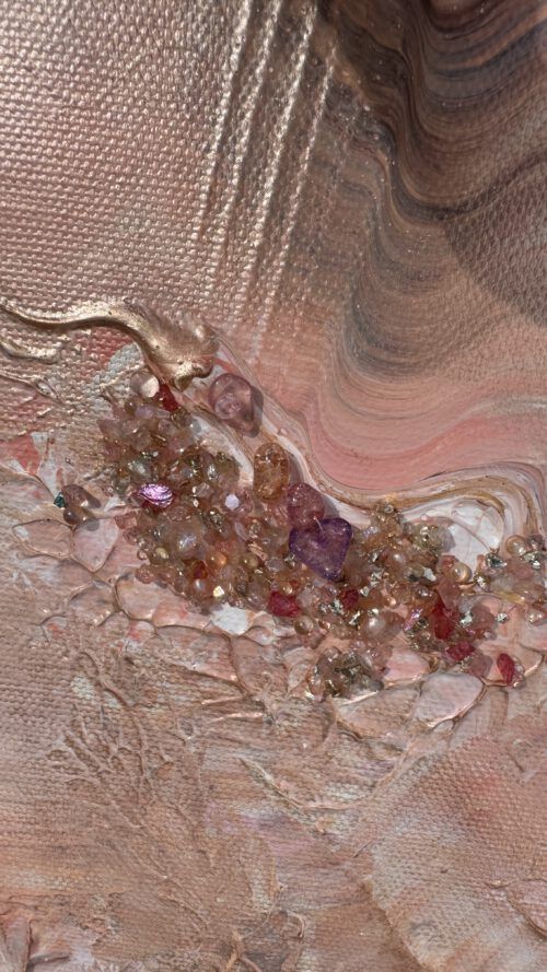 IMG_0448 "Jewels of Kimberly" 60*80cm deep edge/23*31inch semi-abstract painting