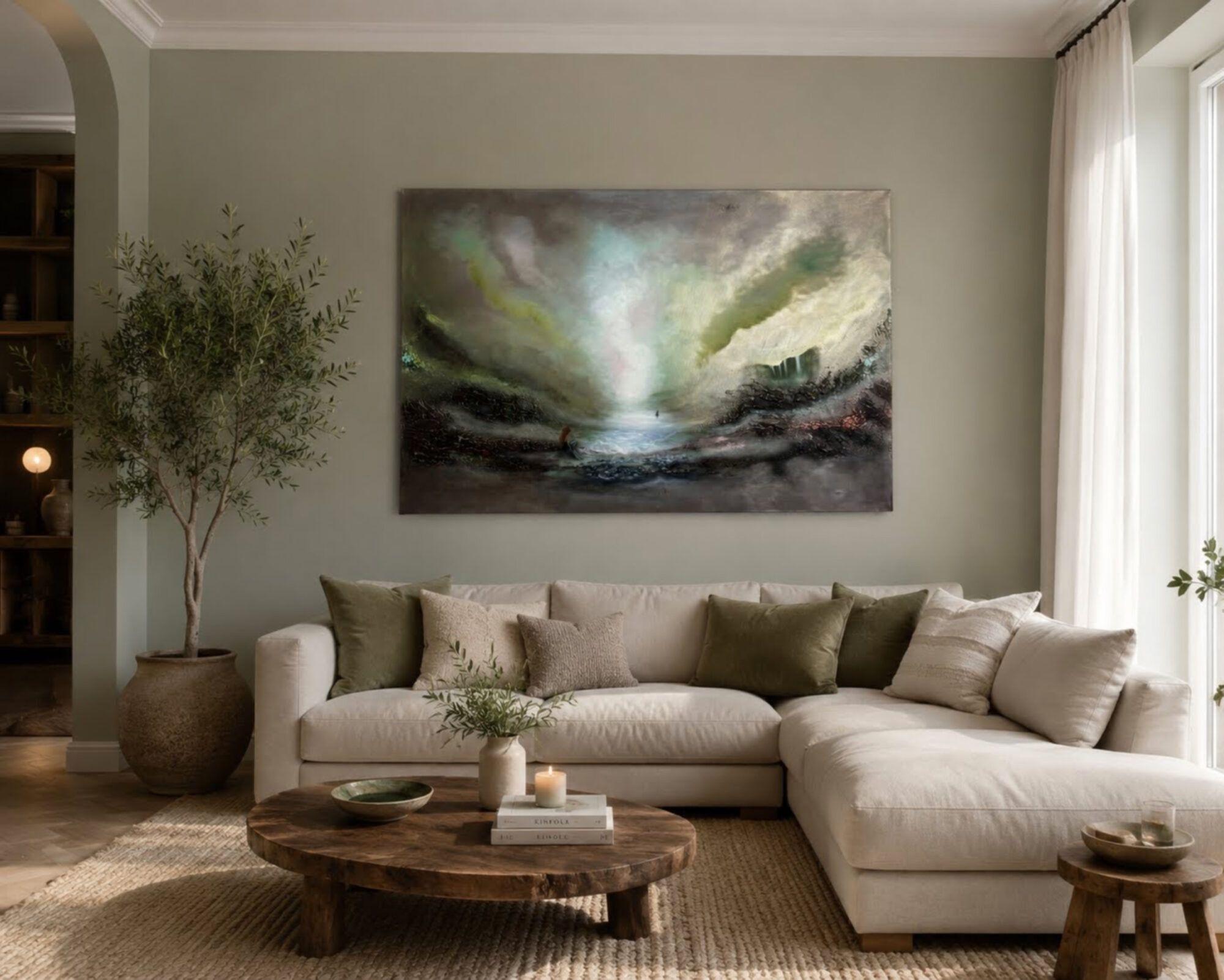 Semi-abstract painting