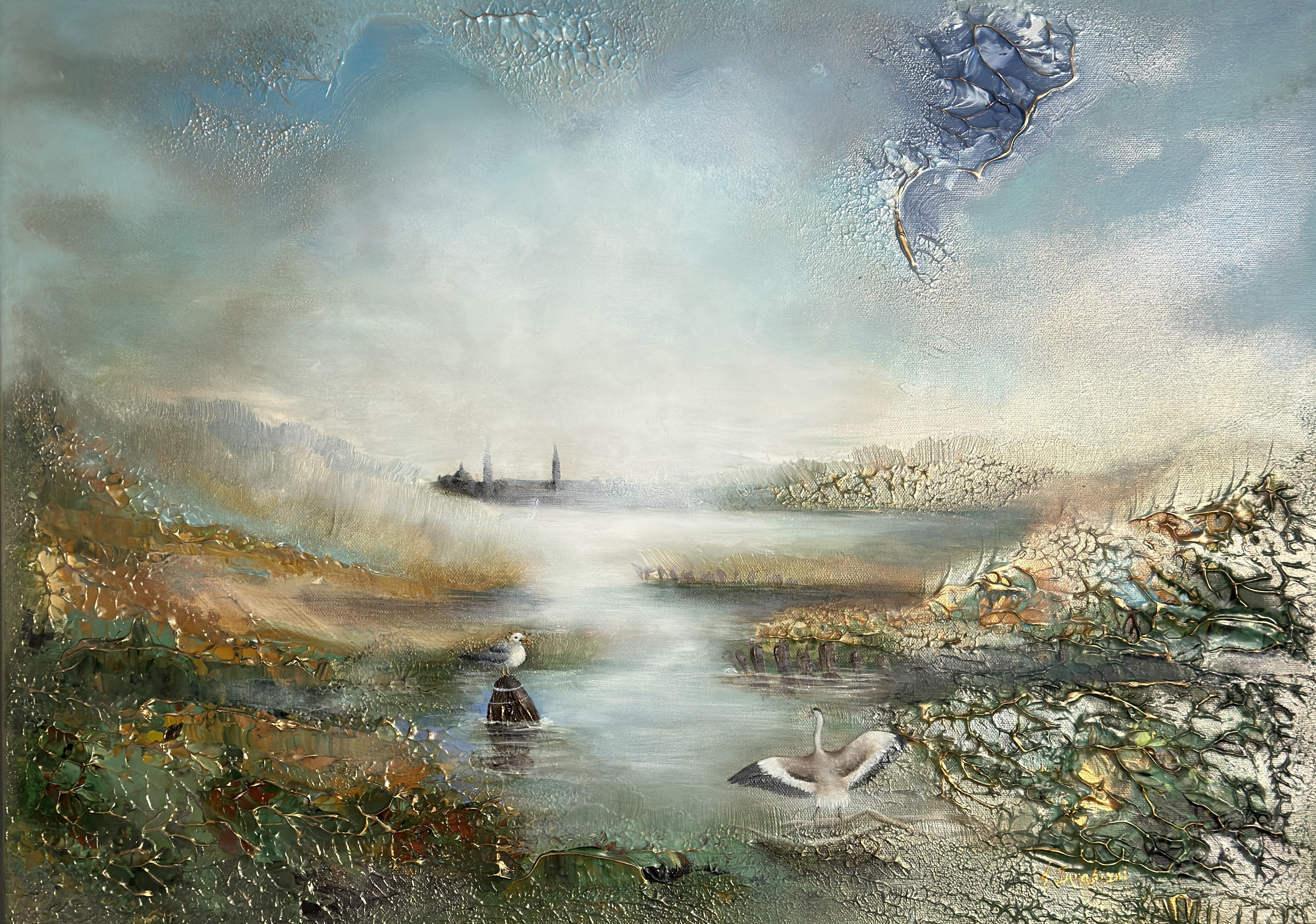 "Oltre la laguna" 50/70 cm